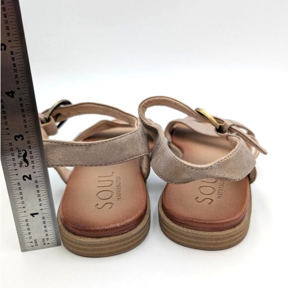 Soul Naturalizer Jayvee Sandal Metallic Mauve Women's Size US8M EU38.5 - Picture 4 of 13